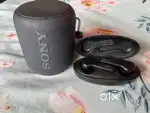 Sony Bluetooth speaker & Noise head head phone