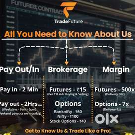 TRADE future company ma kam karvanu che ghare betha.