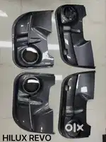 Toyota fortuner Hilux door pads carbon fibre set of 4