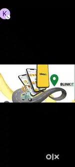 Hiring for Indore blinkit delivery boy job