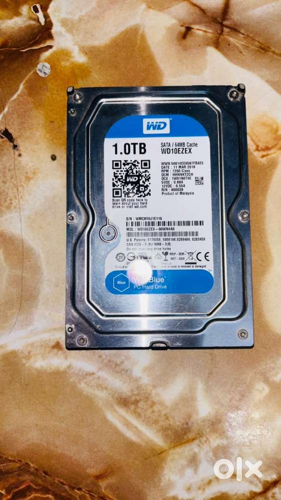 WD Blue 1.0 TB internal hard disk