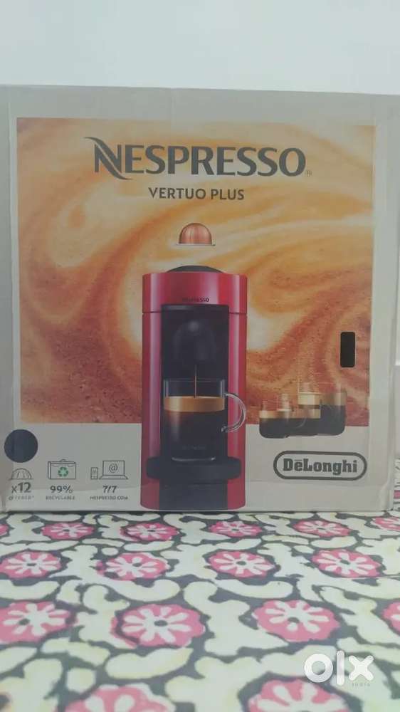 Nespresso Vertuo Plus Coffee Machine (Brand New) + Coffee Capsules