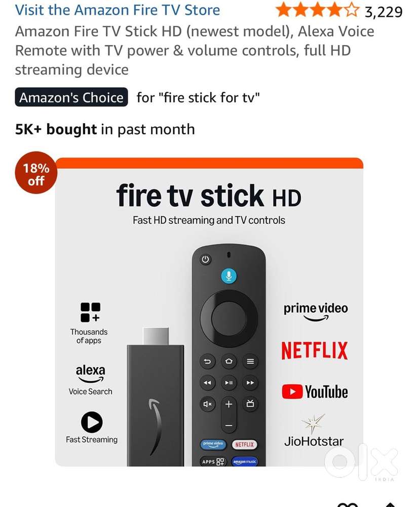 Fire stick hd