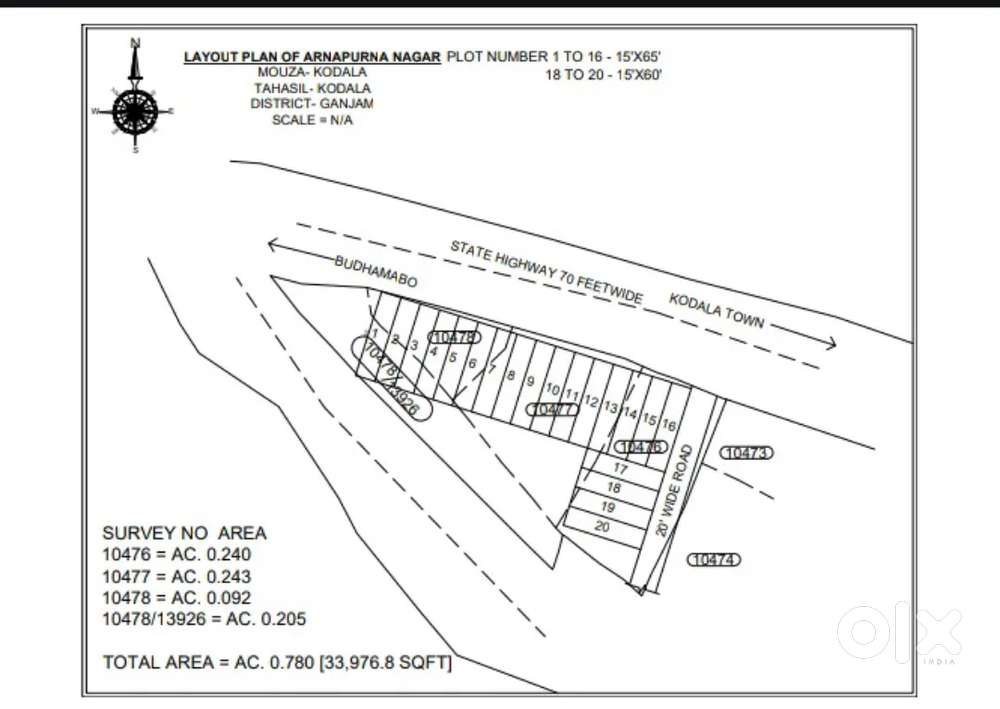 It is here state highway side from kodala town front sahu petrol pump