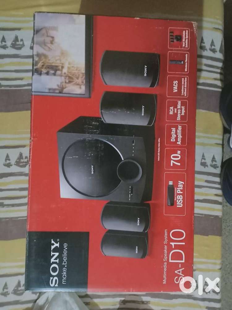 SONY SA-D10 70 W Home Theatre (Black, 4.1 Ch