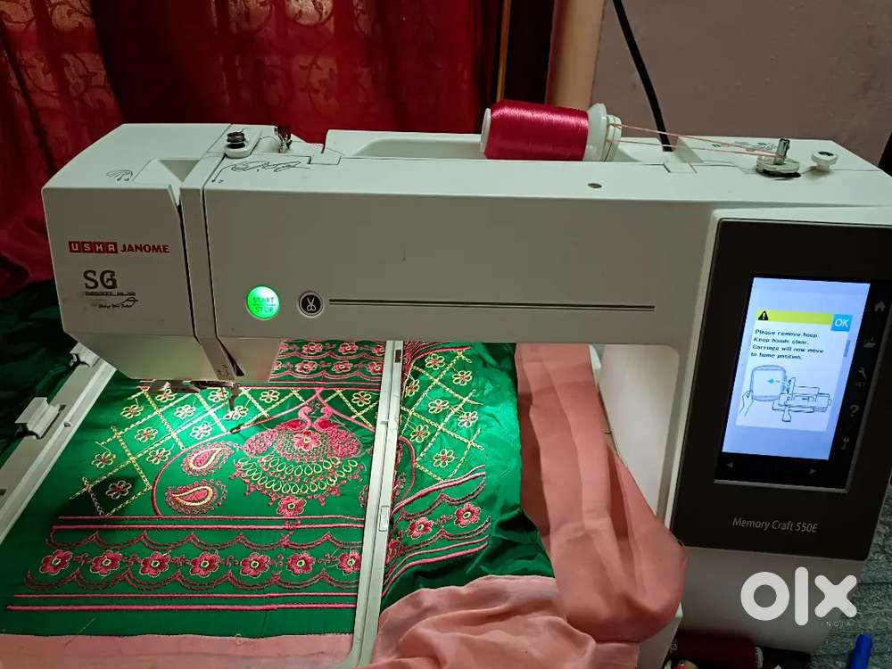 Usha 550 computer embroidery work meshan