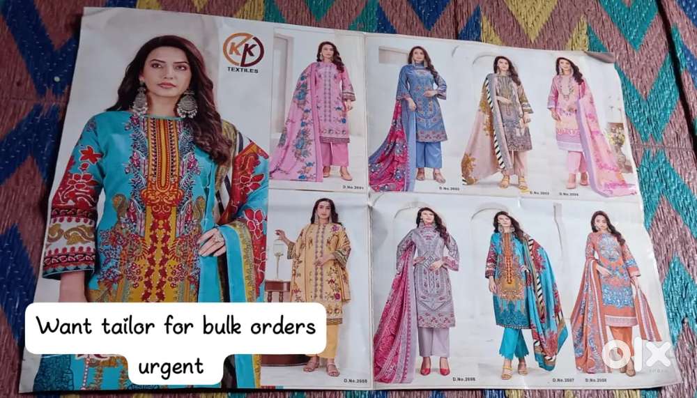 Want tailor urgent for bulk orders