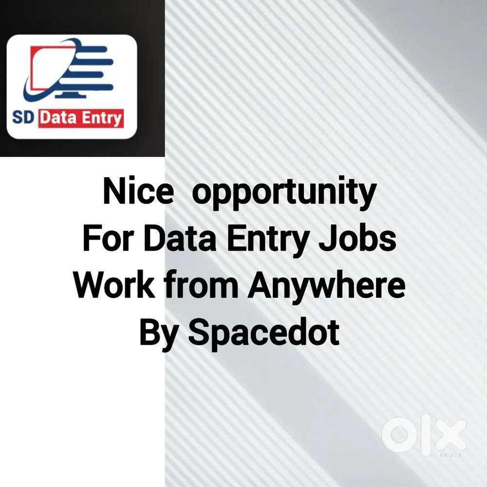 Nice opportunity for Data Entry