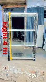 Steel rack hight 4 fit and length 12 by 30