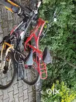 Hero cycle,red colour without gear