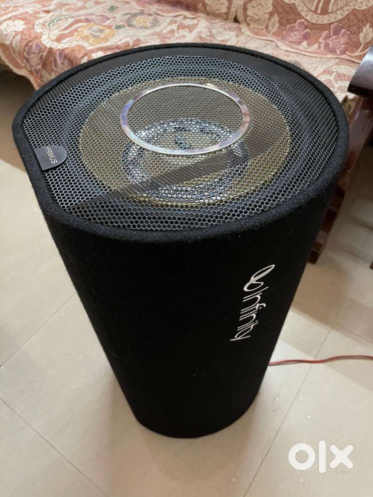 Infinity 12“subwoofer & Infinity two channel amplifier