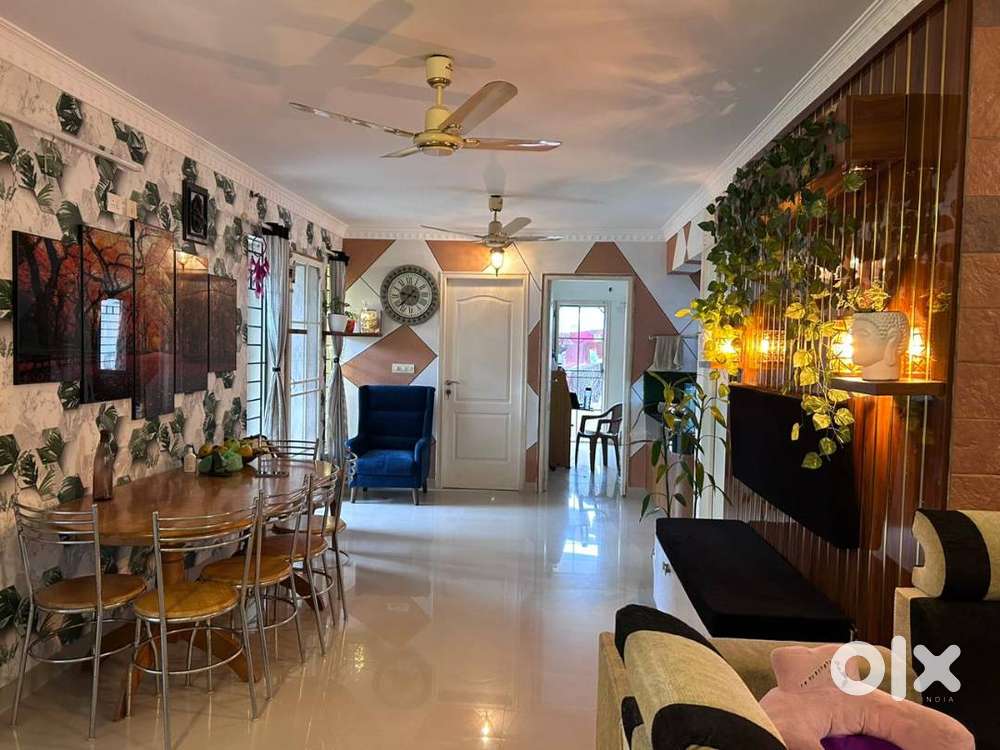 1840 sqft 3 bhk  semi furnished flat for sale at Kakkanad.