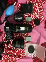 Nikon d 3500 with triple lens