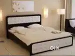 Monday offer buy new double bed with box -6199/- EMI bhi