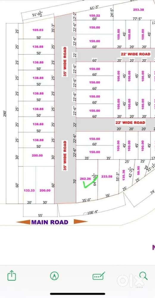 Niwadi Road se Budana Road (kali sadak) opposite Monika Bakery