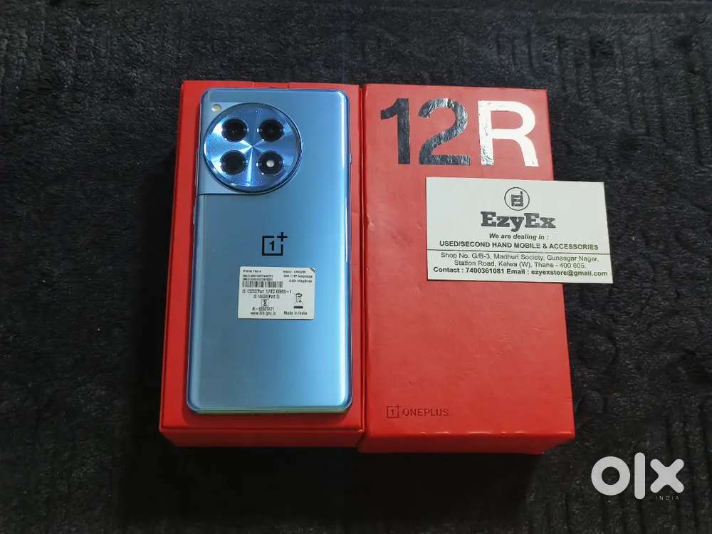 EZYEX - OnePlus 12R 5G (16/256 GB) Full Working Available on Sale!