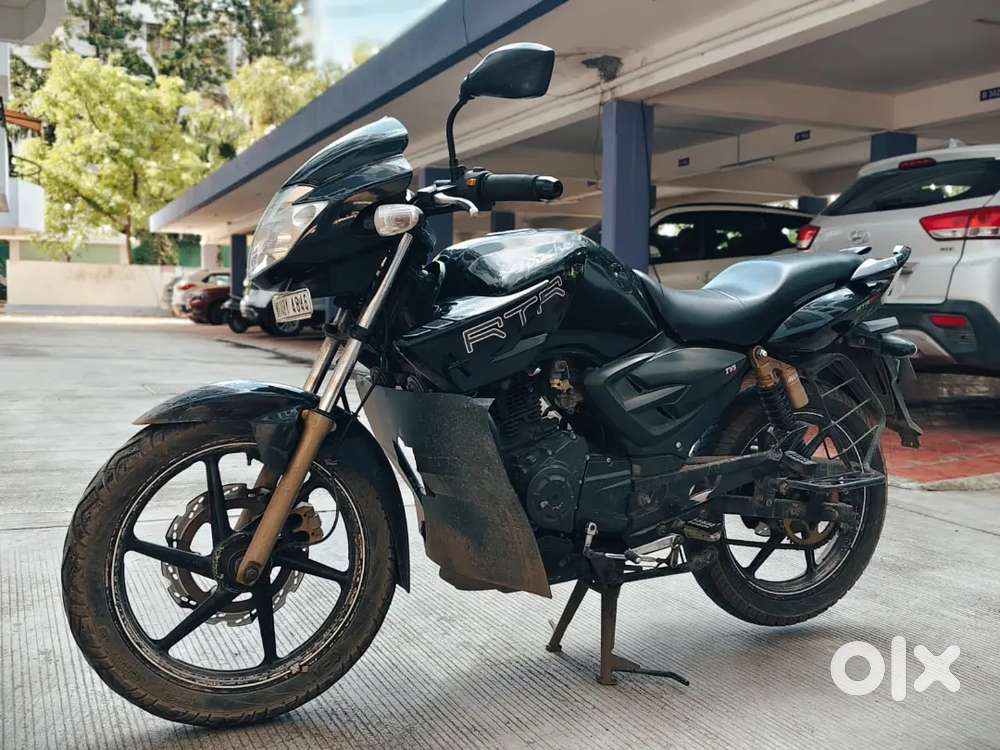 Apache RTR 180 black, very good condition, reg. valid till 2029