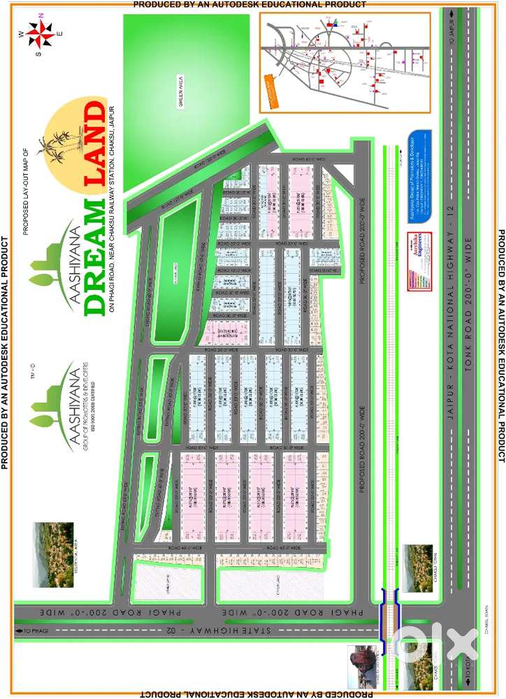 90 B approved 30 feet road fagi roade nearby railway station