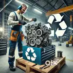 Car spare parts sales person mechanic