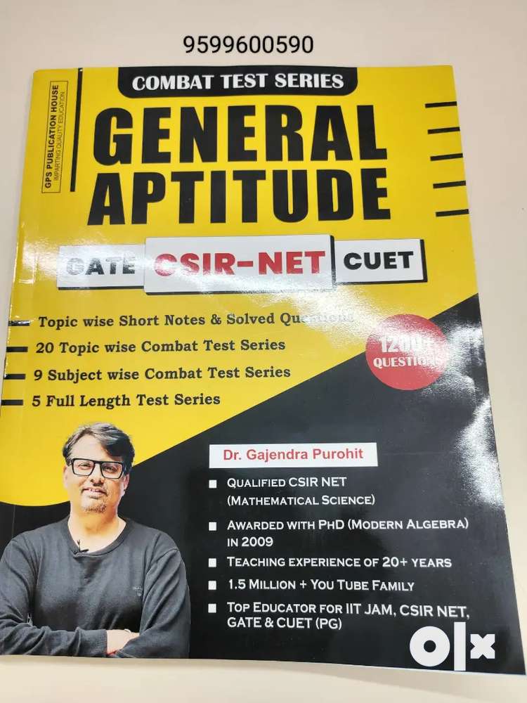 CSIR NET GATE CUET GENERAL APTITUDE BY DR GAJENDRA PUROHIT
