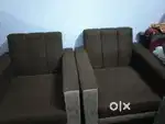 Sofa set brown colour with pillow
