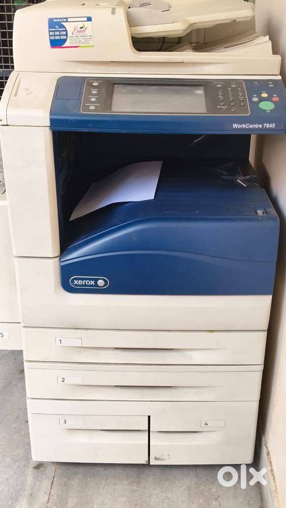 XEROX 7845 XEROX & PRINT BLACK & COLOR MACHINE WORKING CONDITION