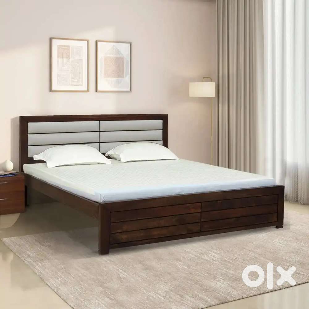 Today Best deal buy new double bed with box 6890 EMI Available