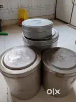 Aluminium Dabba with Lid for kitchen storage