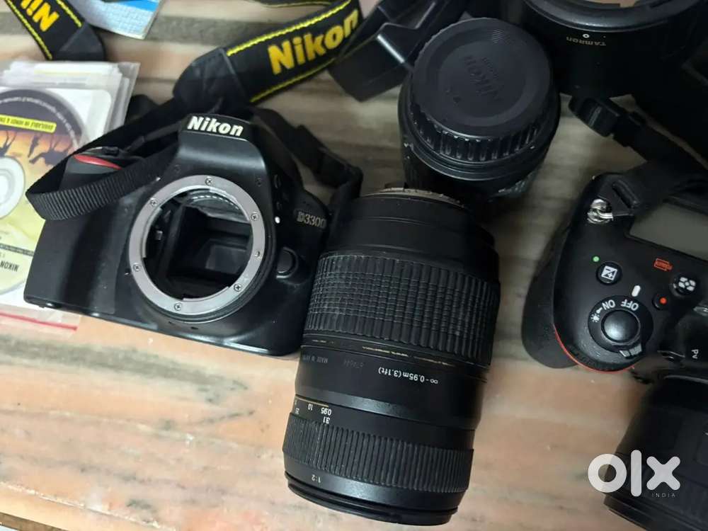 NIKON D-750 and D-3300 with 3 lance