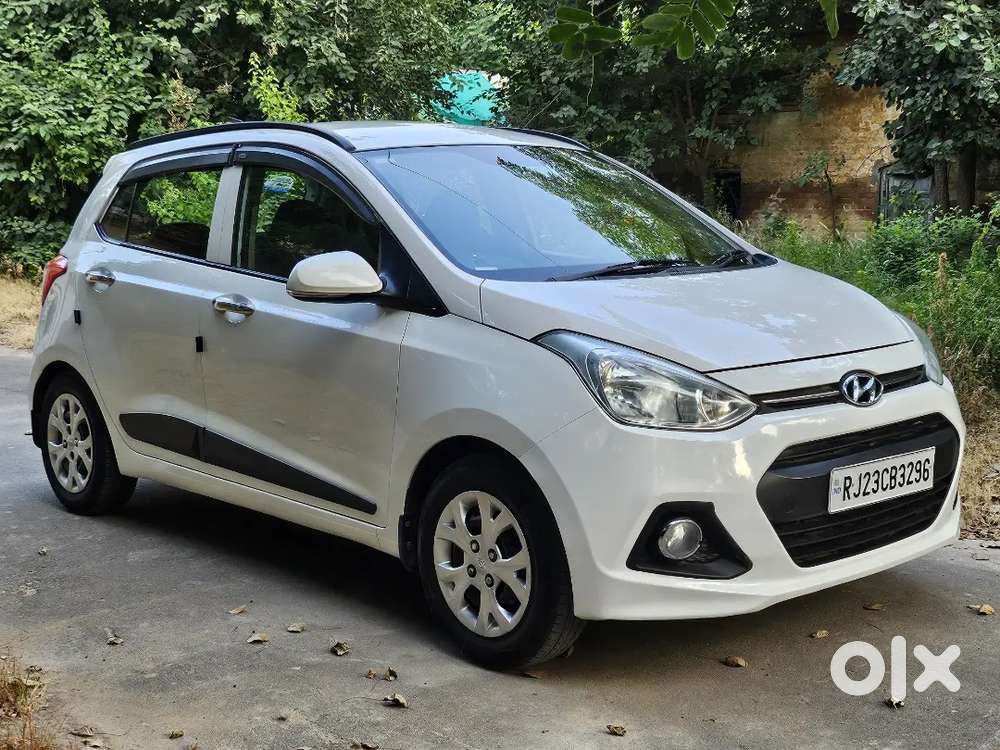 Grand i10 2015 petrol+CNG 1st owner 72000 km push buton start new tyre