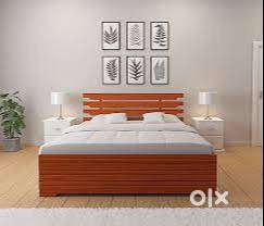 Bumper offer buy new double bed wit box -6990/-EMI bi