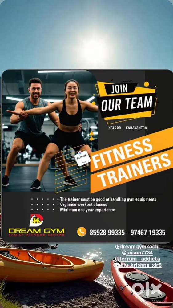 Ernakulam kaloor certified trainers one year experience