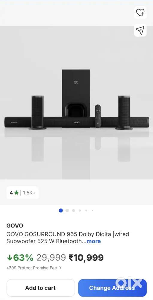 5.1 Home Theater Subwoofer 525 W Bluetooth Home Audio Speaker