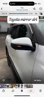 Toyota Hilux fortuner Crysta hycross side mirror drl