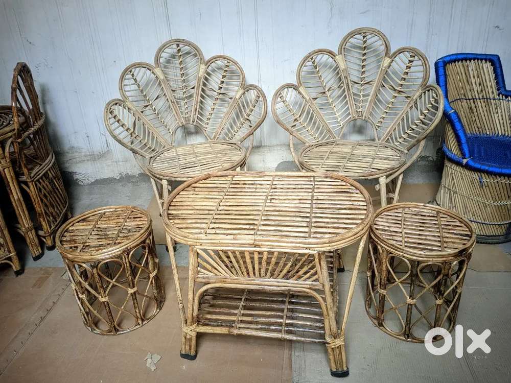 Cane chair cane table cane stools home decor lamp cane basket Mudda