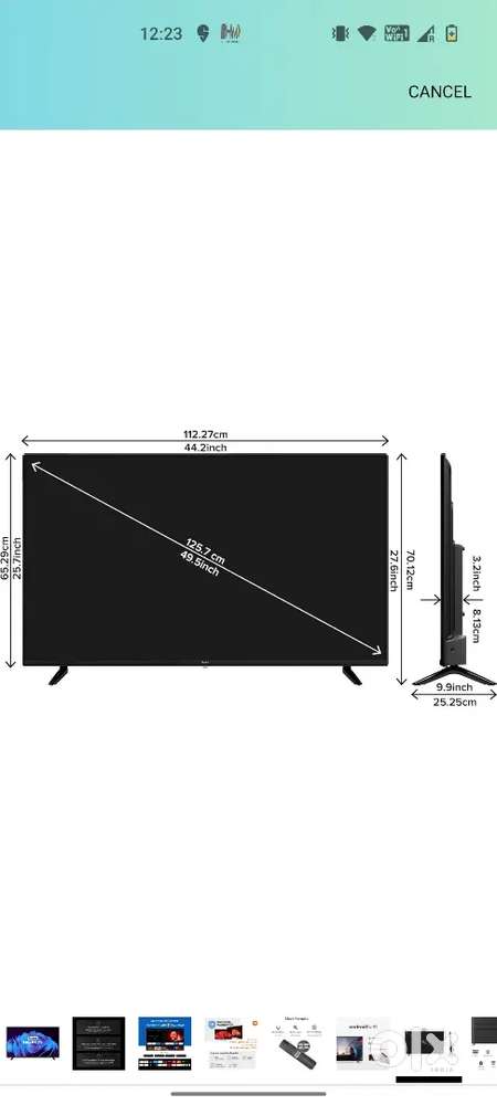 Redmi 50 Smart TV – Display Damaged (Lines on Screen)