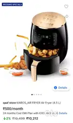 Kairos Air fryer