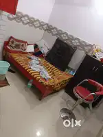 Manimajra, one room bath, inbuilt kitchen, bed fan cupbod chair table