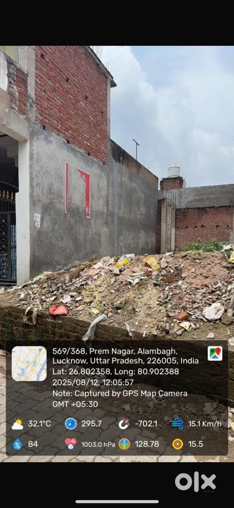 Plot in main area ALAMBAGH PREMNAGAR WALKING DISTANCE FROM VIP ROAD