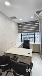 2 Boss Cabins and 8 Workstations fully furnished office on rent in NSP
