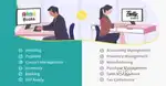 Zoho books and Tally prime,Vyapar, book keeping