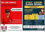 KFC TEAM MEMBER VACANCY FOR MALE AND FEMALE