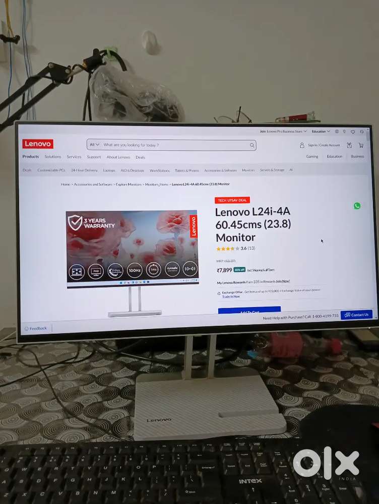 Lenovo L24i-4A (23.8 inches) 24 inches