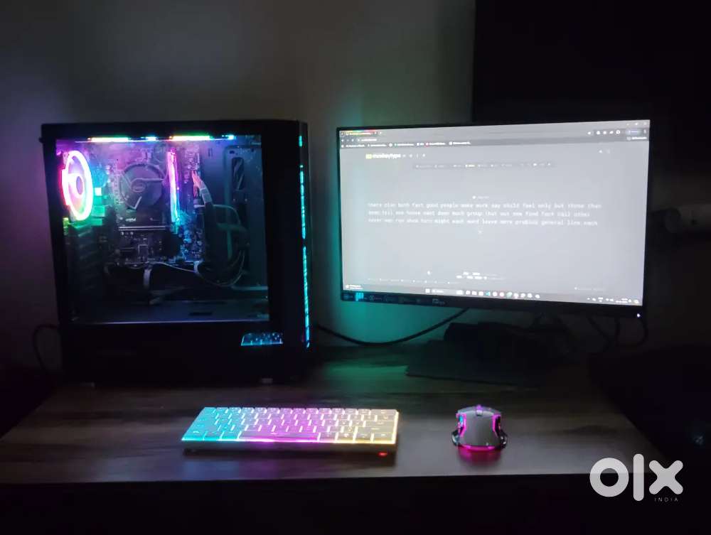 Gaming+Work PC  i5 11500  SSD+HDD  MSI Board  Full Setup