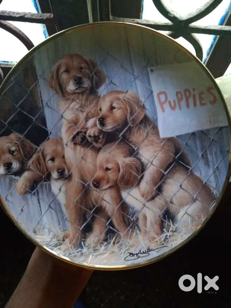 Franklin Mint “Adopt A Puppy” Plates – Limited Edition Set or Single