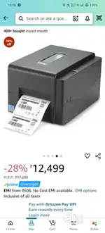 TSC Te244 barcode printer new