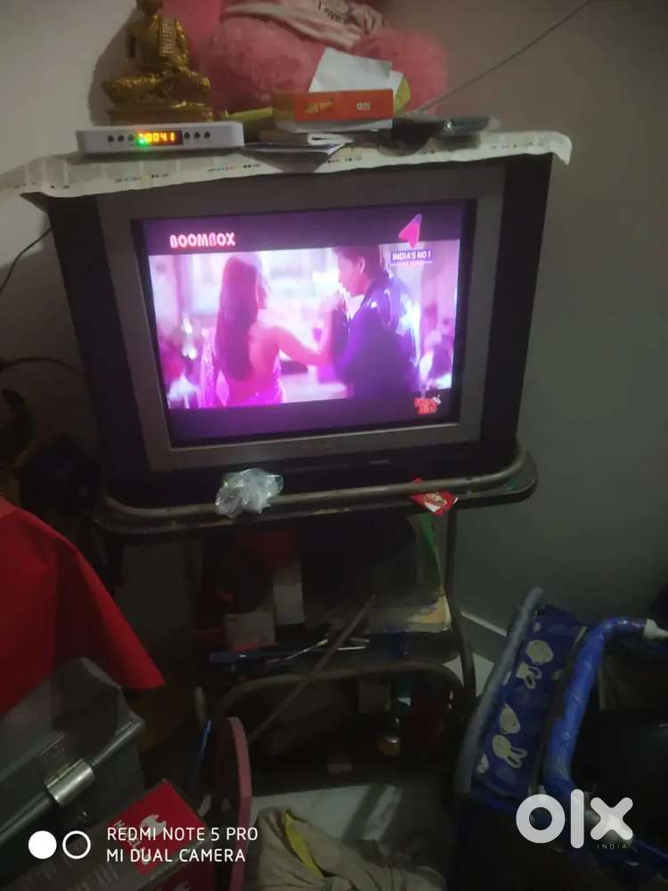 21 inch philips faletron tv with vt troli good working