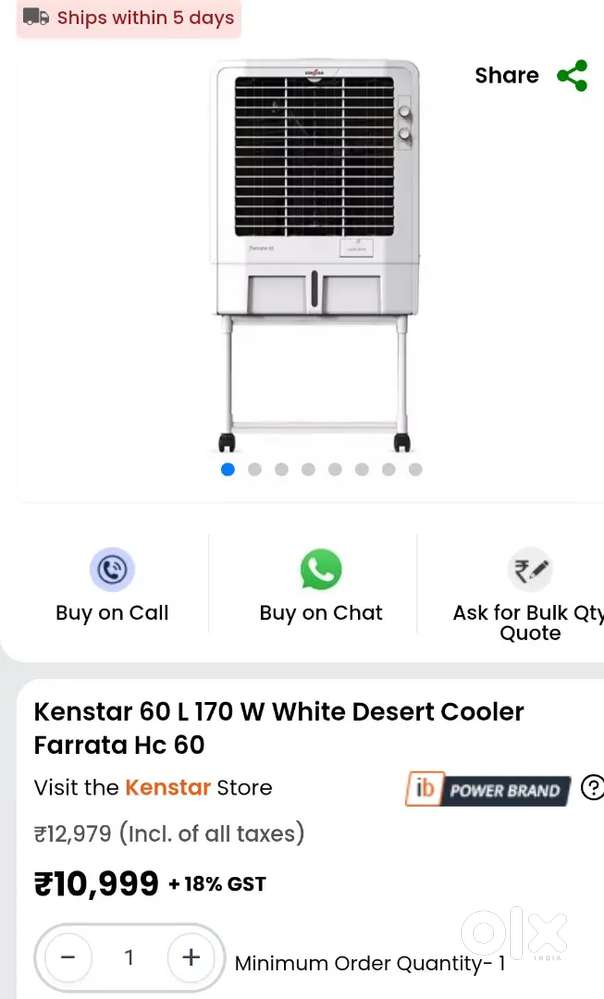 LIKE NEW # COOLER# KENSTAR# 60L# HEAVY DUTY