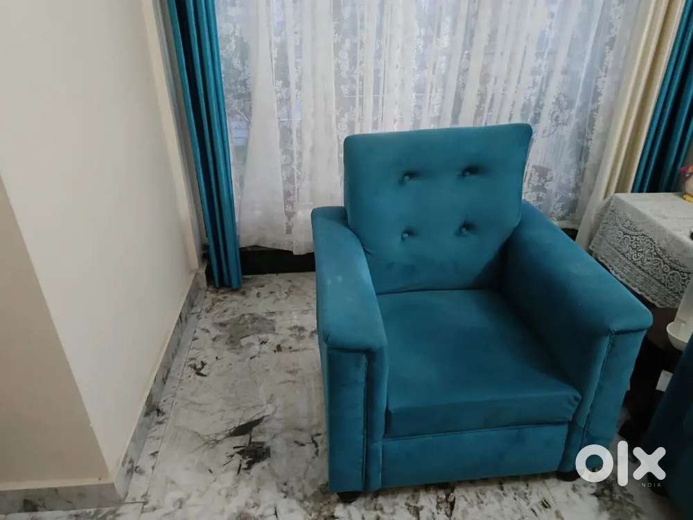 interior sofaset, colour: turkish blue