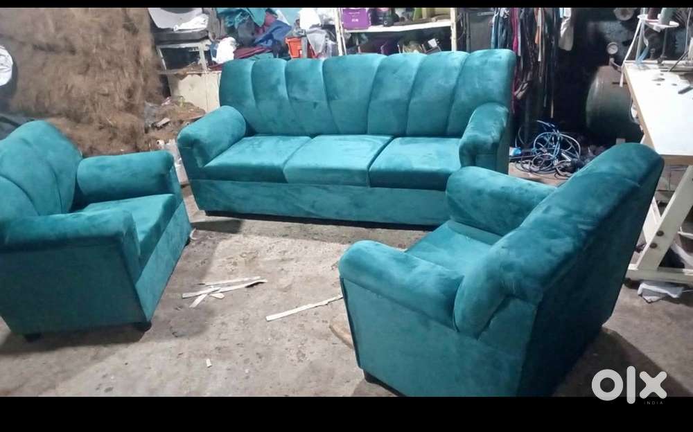 Band new luxury sofa set velvet affordable Pirce